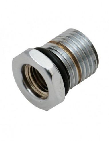 Rallonge Tuyau Raccord 9/16-18 UNF Mâle à 3/8 PT Mâle Filetage Adaptateur  50mm Rallonge Connecteur Hexagone Couplage 2 Paquet