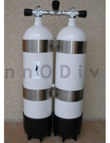 Double 12L steel tank