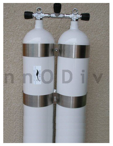 Concave Double 12L steel tank